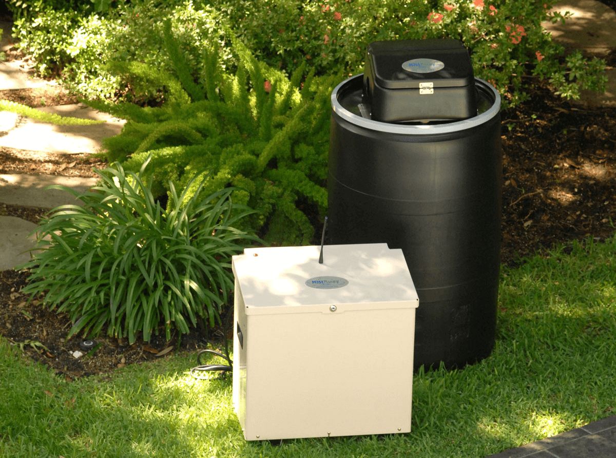 Misting system service and maintenance